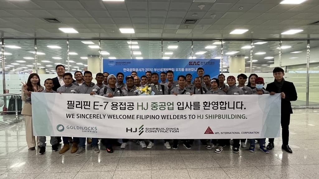 부산 조선소 일손 부족 해소되나…필리핀 용접 노동자 투입